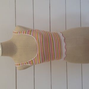 FOREVER 21 medium rainbow textured half shirt crop top